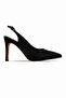 Leny Women's Open Back Pointed Toe Heeled Shoes 4075