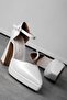 Naty Women's Ankle Strap Thick Platform Heeled Evening Dress Shoes 4069 - 2
