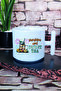 كوب لاتيه مطبوع عليه Drink Up Beaches مع مقبض على شكل حرف T