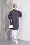 Gray Classic Shirt Tunic - 3