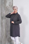Gray Classic Shirt Tunic