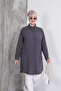 Gray Classic Shirt Tunic - 4