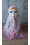 Girl's Themed Cotton Children's Scarf 80*80cm - 3