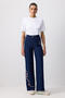 Embroidered Denim Pants - 2