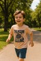 Boy's Summer Shorts Suit |   T-Shirt + Shorts |   Sea Themed Combination, Casual, Vacation Clothing - 3
