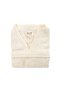 Gulis clothing^new season ecru cotton women's bathrobe - 4