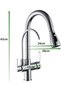 Spiral Purified Chrome Kitchen Sink Faucet Rotatable Extendable Purified Kitchen Faucet - 2