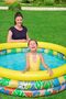 Children's Inflatable Play & Swimming Pool - Colorful Patterned - 168 cm X 38 cm - 5