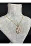 Letter L Gold Steel Necklace - 3