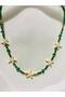 Summer Fashion Green Sea Star Crystal Bead Necklace - 2