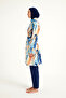 Full Covered Hijab Swimsuit with Belt Detail, Judge Collar, R2514 - 6