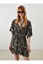 Lcw Dream Women's Beach Dress with V-Neck Pattern - 2