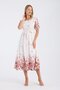 Patterned Belted Dress - 3