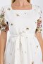 فستان مزخرف بحزام - 8