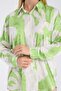 Patterned Oversize Loose Satin Shirt - 7
