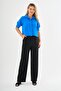Short Shirt with Hidden Button Sleeve Detail - 2