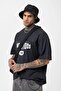 Oversize Printed Jersey T-Shirt Smoked - 5