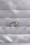 Brass Silver Color Colorful Zircon Stone Adjustable Ring - Tj-Byk3270