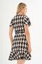 Tie-Up Flounce Double Breasted Dress - 5