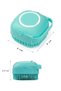 Shampoo Bowl Brush Pet Dog Washing Apparatus Relaxing Hair Collection Comb Cat Brush - 2