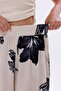 Colorful Floral Patterned Viscose Palazzo Trousers - 6