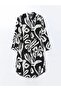 Lcwaikiki Classic Black Print Women's Shirt Tunic - 5