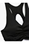 V Neck Sleeveless Window Detail Sports Bra - 3