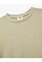 Short Sleeve Crew Neck Cotton Oversize T-Shirt - 3
