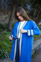 Women's Straw Detailed Oversized Muslin Kimono 700-3441 - 6