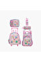 Ice Cream Print Lunch Bag with Top Handle and Zip Closure - 8