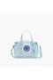 Solid Lunch Bag with Adjustable Strap and Zip Closure