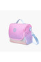 Ombre Lunch Bag with Strap and Zip Closure - 2