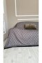 Large Size Striped Tassel Seat Cover |   Armchair Shawl 180 X 280 cm Gray - 6
