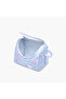 Heart Print Lunch Bag with Zip Closure and Strap - 5