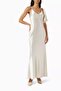 Satin Cami Maxi Dress, Elegant and Flowing Silhouette - 2