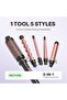 Wavytalk 5 in 1 Curling Wand Set, Multi Curl, Curling Iron Set with Thermal Brush and 4 Interchangea - 6