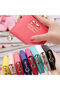 Elegant Ribbon Detailed Pomegranate Flower Small Wallet - 2