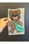 Bear with Iron-On Bag Transfer Print Arma 20X14 cm - 3