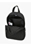 Logo Print School Backpack with Adjustable Straps and Zip Closure - 38x19x43 cm - 4