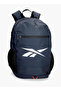 Logo Print School Backpack with Adjustable Straps and Zip Closure - 38x19x43 cm