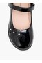 Girls Floral Accent Mary Jane School Shoes with Hook and Loop Closure - 4