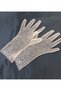 Adeline Rhinestone Bridal Evening Dress Gloves Salmon - 5
