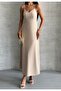 Women's Stone Thin Strap Stone Detailed Midi Dress - 6