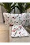 Patterned Double 100% Cotton Non-Elastic Bed Sheet And Pillowcase Set - 5