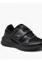 Girls Kids' Panelled School Shoes with Hook and Loop Closure - 2
