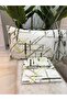 Patterned Single 100% Cotton Elasticless Sheet and Pillowcase Set - 5
