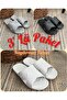 Men's 3 Pack Non-Slip Sole Flexible Airblow Bathroom Balcony Beach Pool Slippers