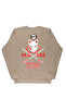 Lenithra Demon Slayer Anime Back Printed Unisex Oversize Beige Sweatshirt - 3