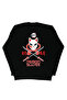 Lenithra Demon Slayer Anime Back Printed Unisex Oversize Black Sweatshirt - 2