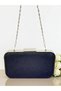Black Color Waterway Pattern Satin Women's Evening Dress Bag Wedding Engagement Graduation - 6